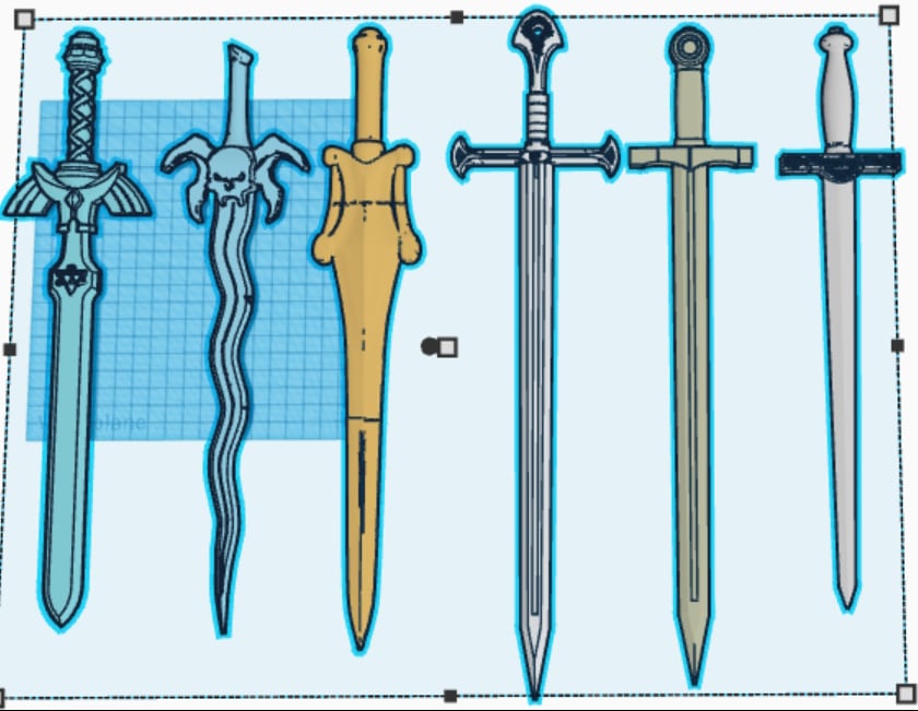 Excalibur - Desktop Toy 3d model