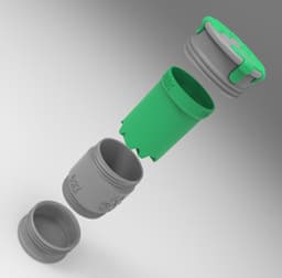Barrel Grinder GRZ 3d model