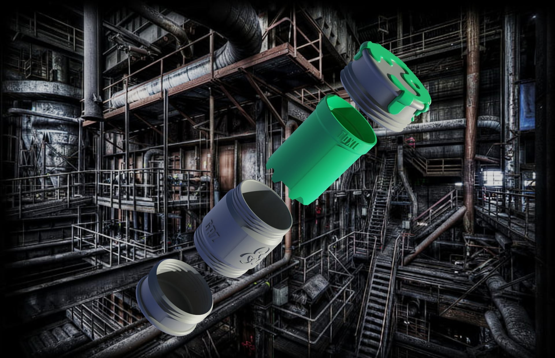 Barrel Grinder GRZ 3d model