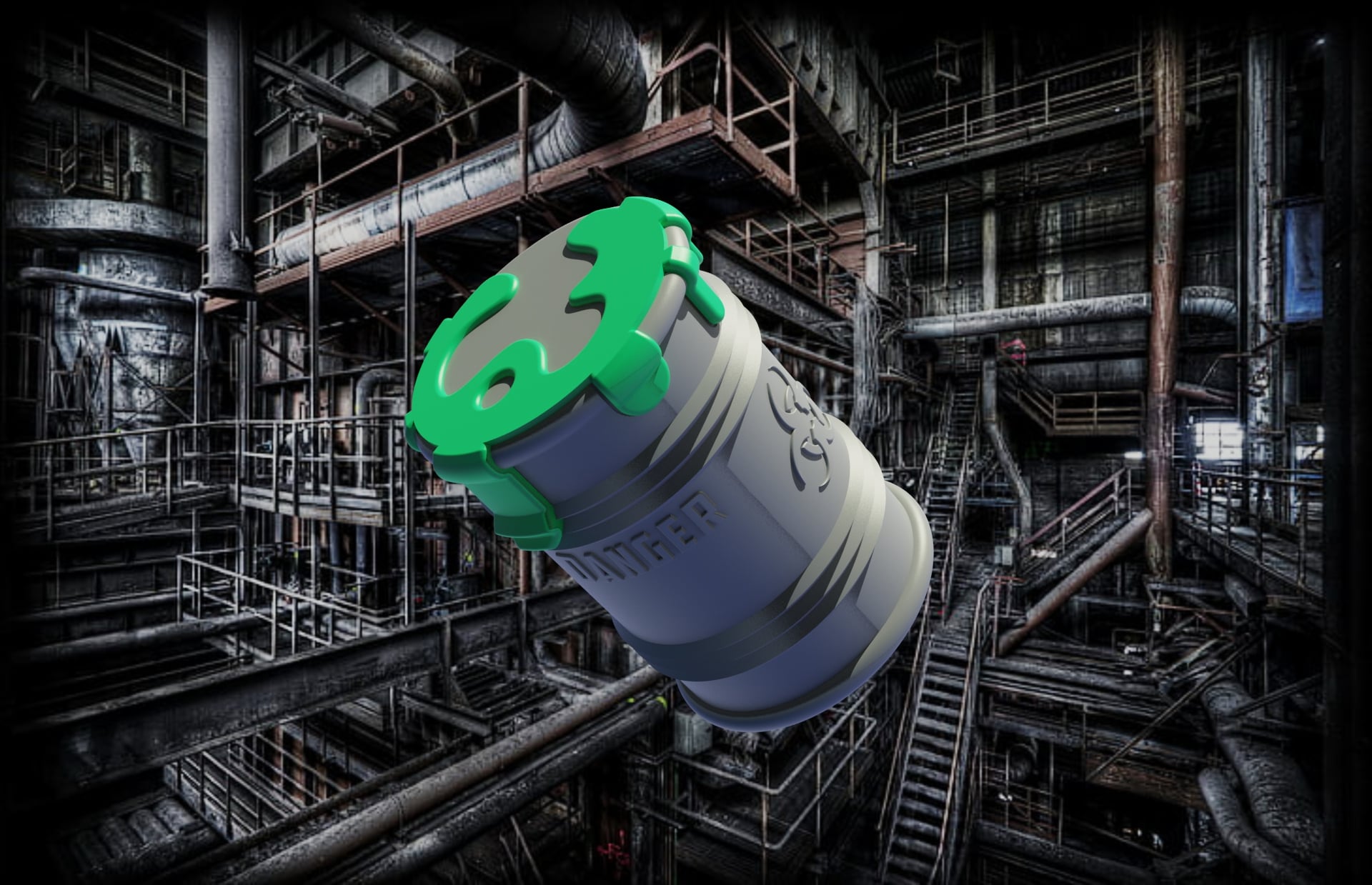 Barrel Grinder GRZ 3d model