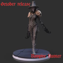Vampire Hunter 75mm collectible 3d model