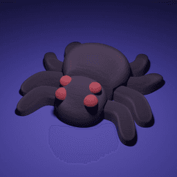 3D Printable Articulated Flexi Spider 3d model