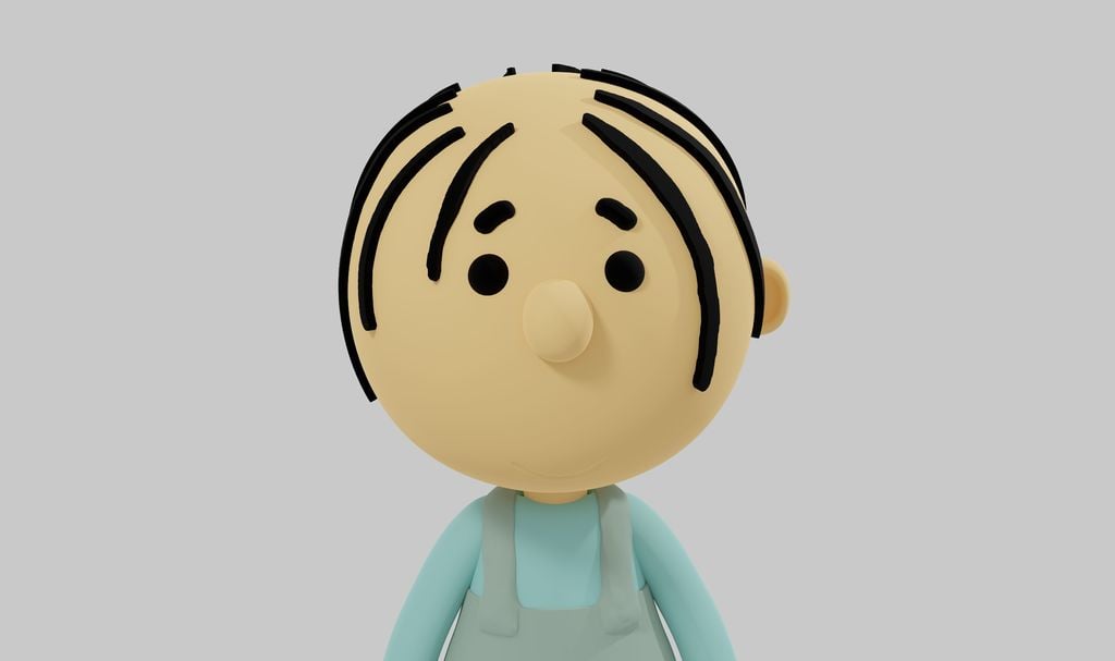Pig Pen (Peanuts) 3d model
