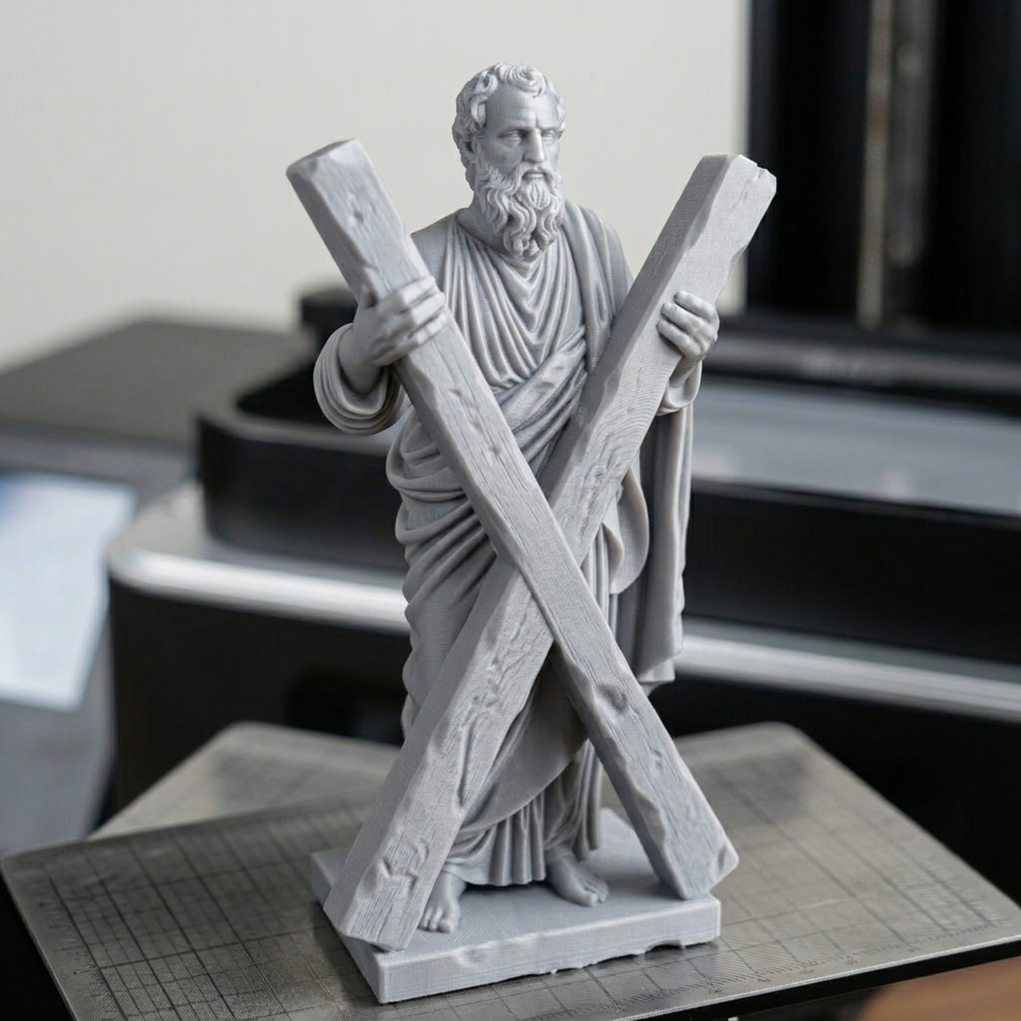 Saint Andrew Statue 3d model