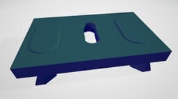 Adaptador de trípode en 3D 3d model