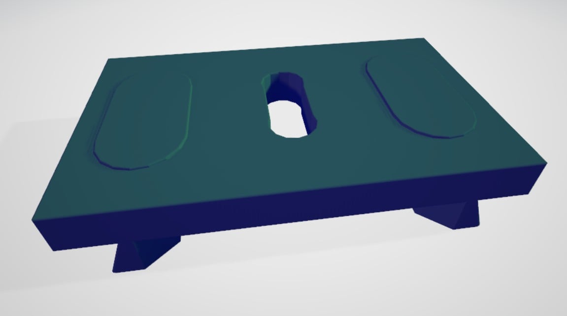 Adaptador de trípode en 3D 3d model