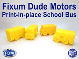 Fixum Dude Motors PIP School Bus 3d model