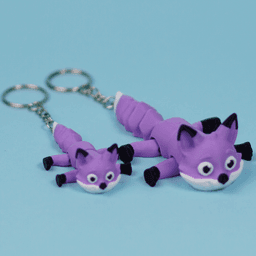 Flexi Fox | Print-in-place | No Support 3d model