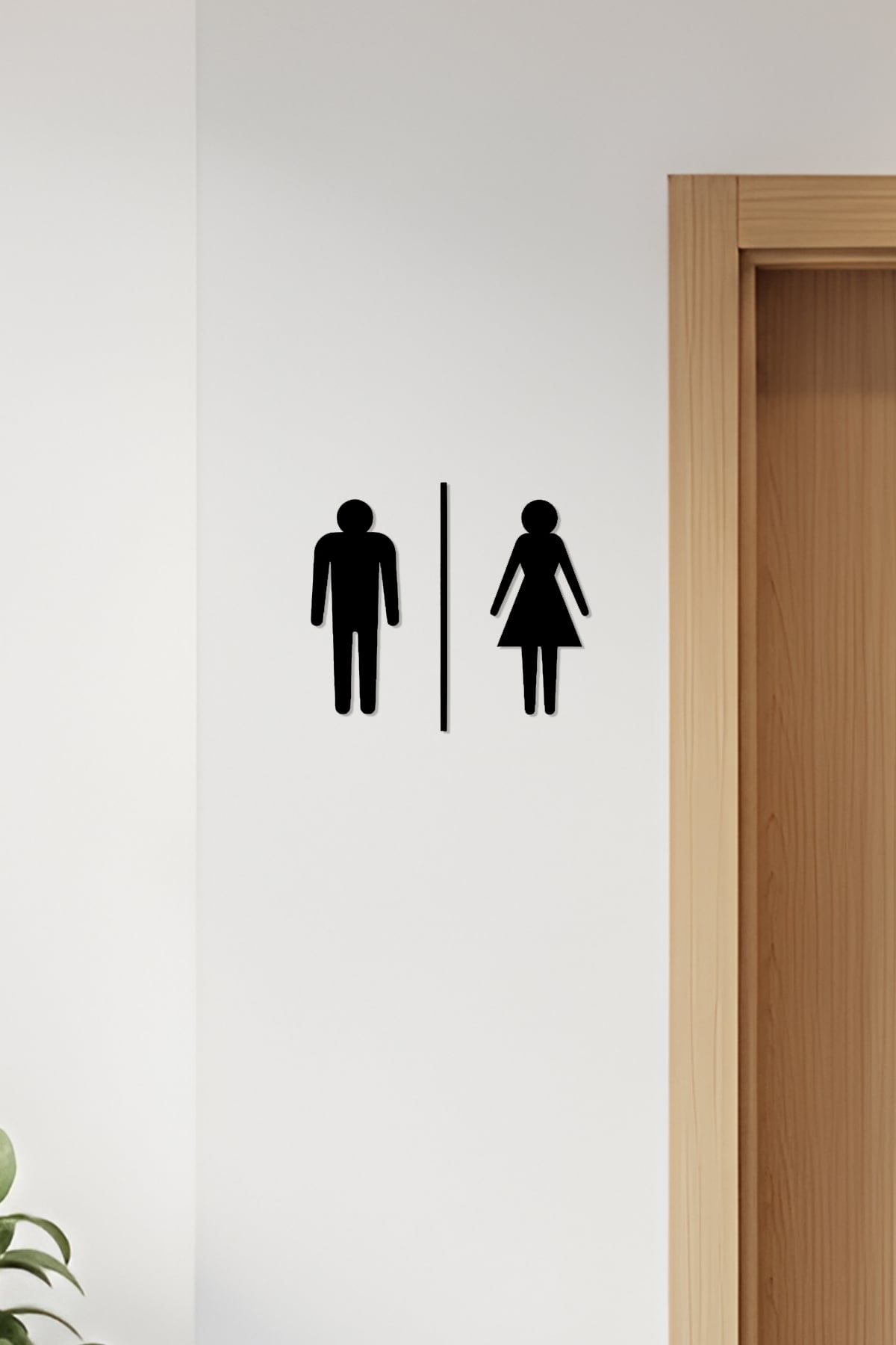 WC, Toilet Sign, Restroom 3d model