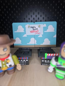 Chunky Woody and Chunk Lightyear Multicolor Backdrop 3d model