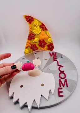 Magnetic Fall Hat For Modular Gnome Sign 3d model