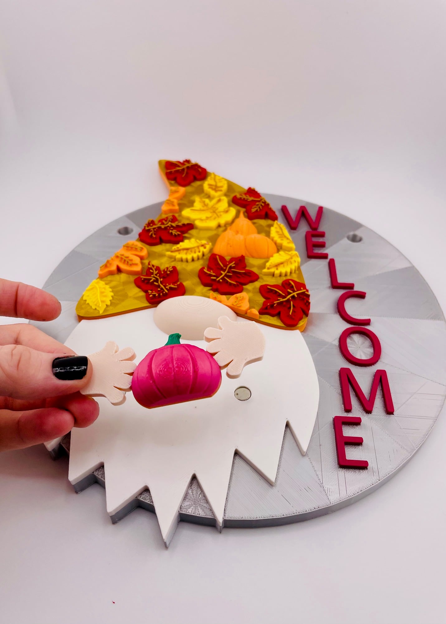 Magnetic Fall Hat For Modular Gnome Sign 3d model