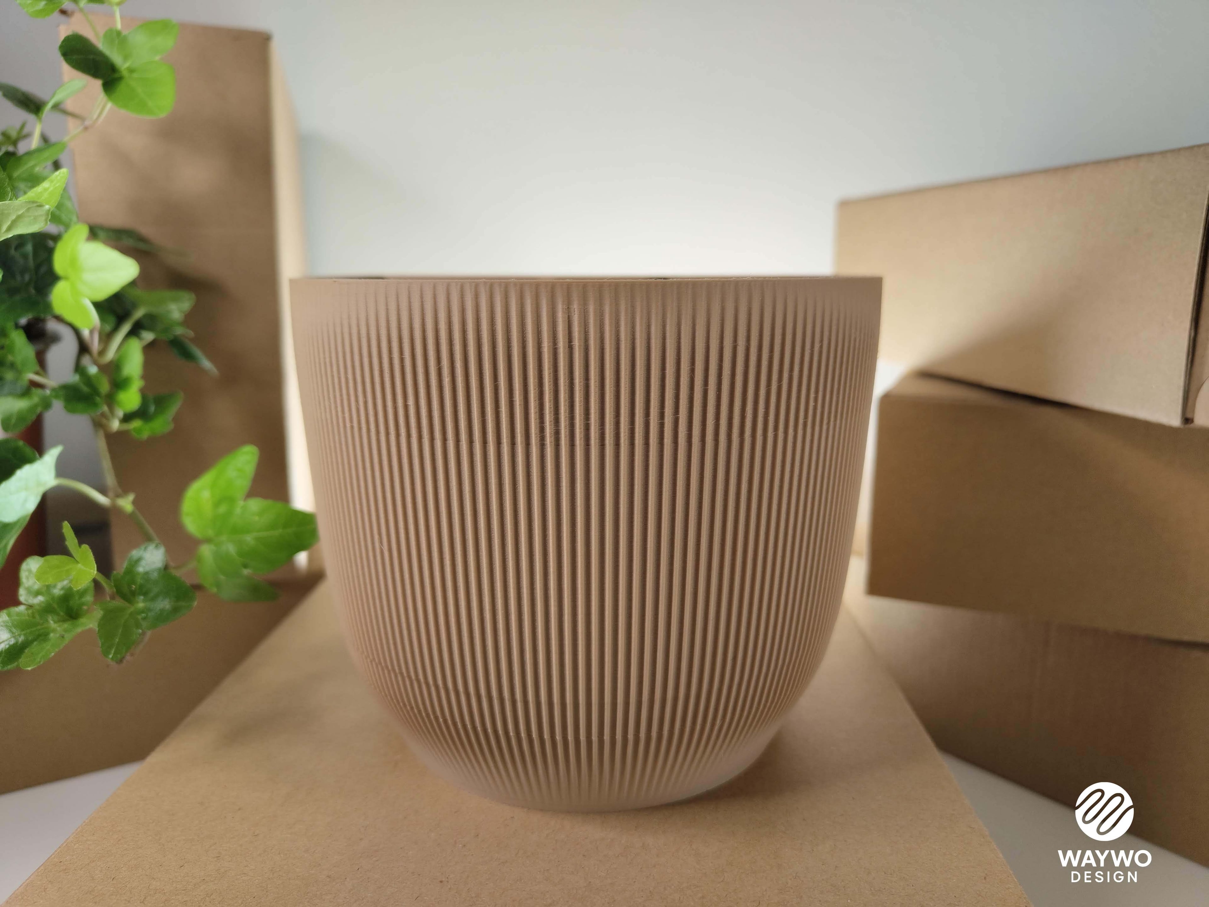 Wall hanging planter - Use the "Pause the print" - layer 57 for top part, and layer 138 for the bottom part. It's needed to insert the magnets. - 3d model