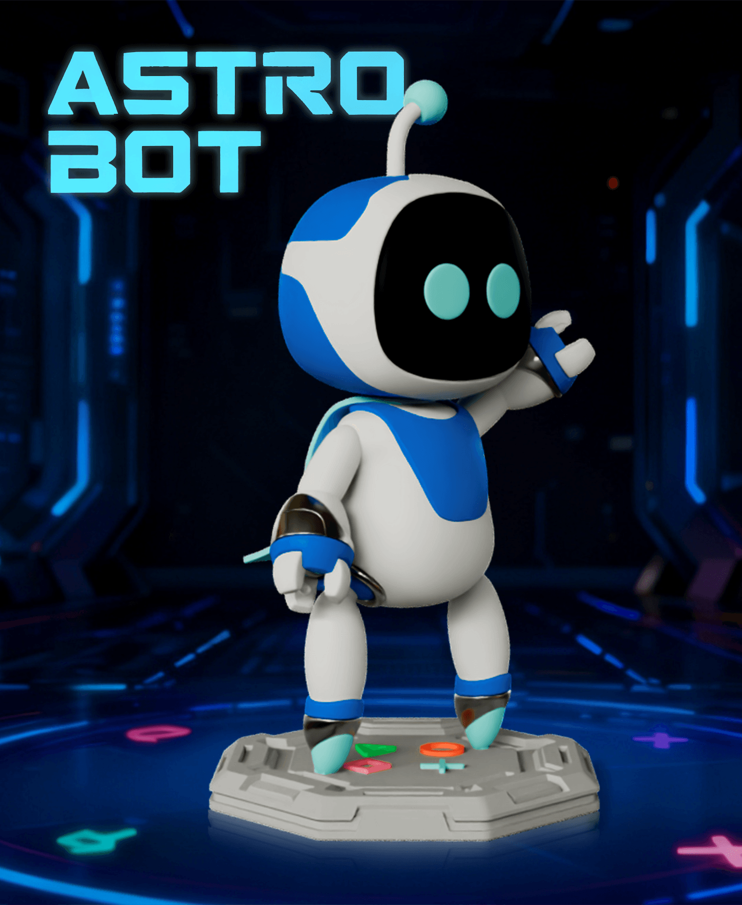 Astro Bot 3d model
