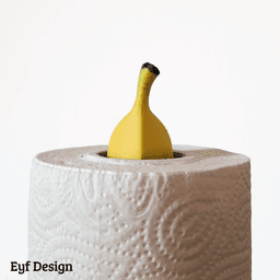 Banana Paper Towel Holder 3d model