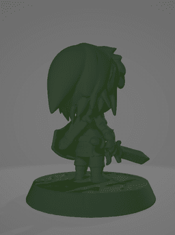 Link in Chibi Form 3d model