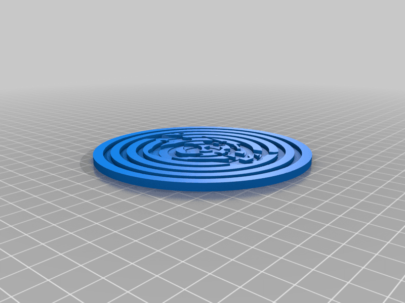 Red Vox Disc Display 3d model