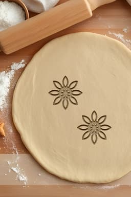 Flower Cookie Cutter, Biscuit Cutter 3d model