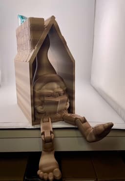 Gnome Book Nook 3d model