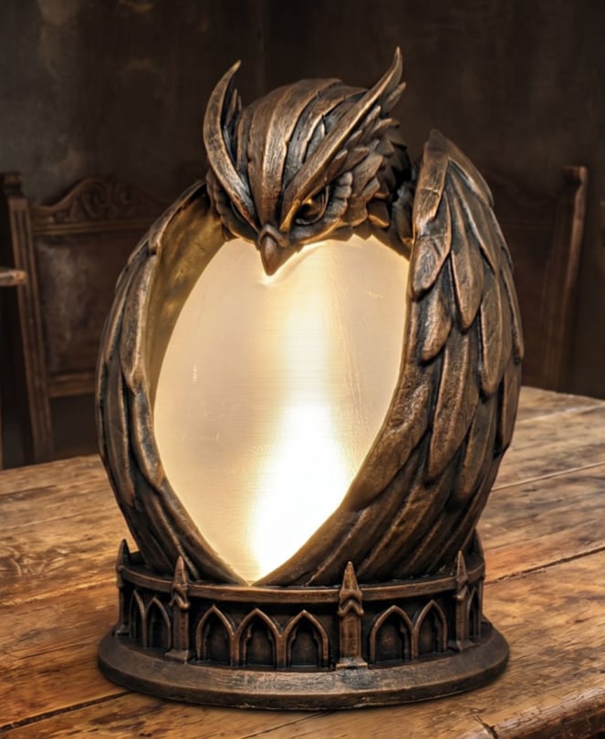Owl Orb Lamp 3d model