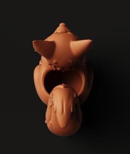 Cute Fox Planter Multi-Color 3MF | Home Decor | Bambu Ready 3d model