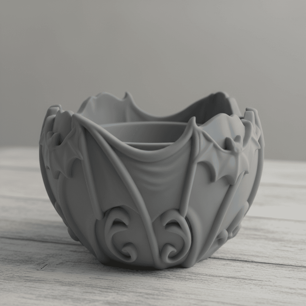 Cactus Storage Organizer Basket Premium Printable STL 3d model