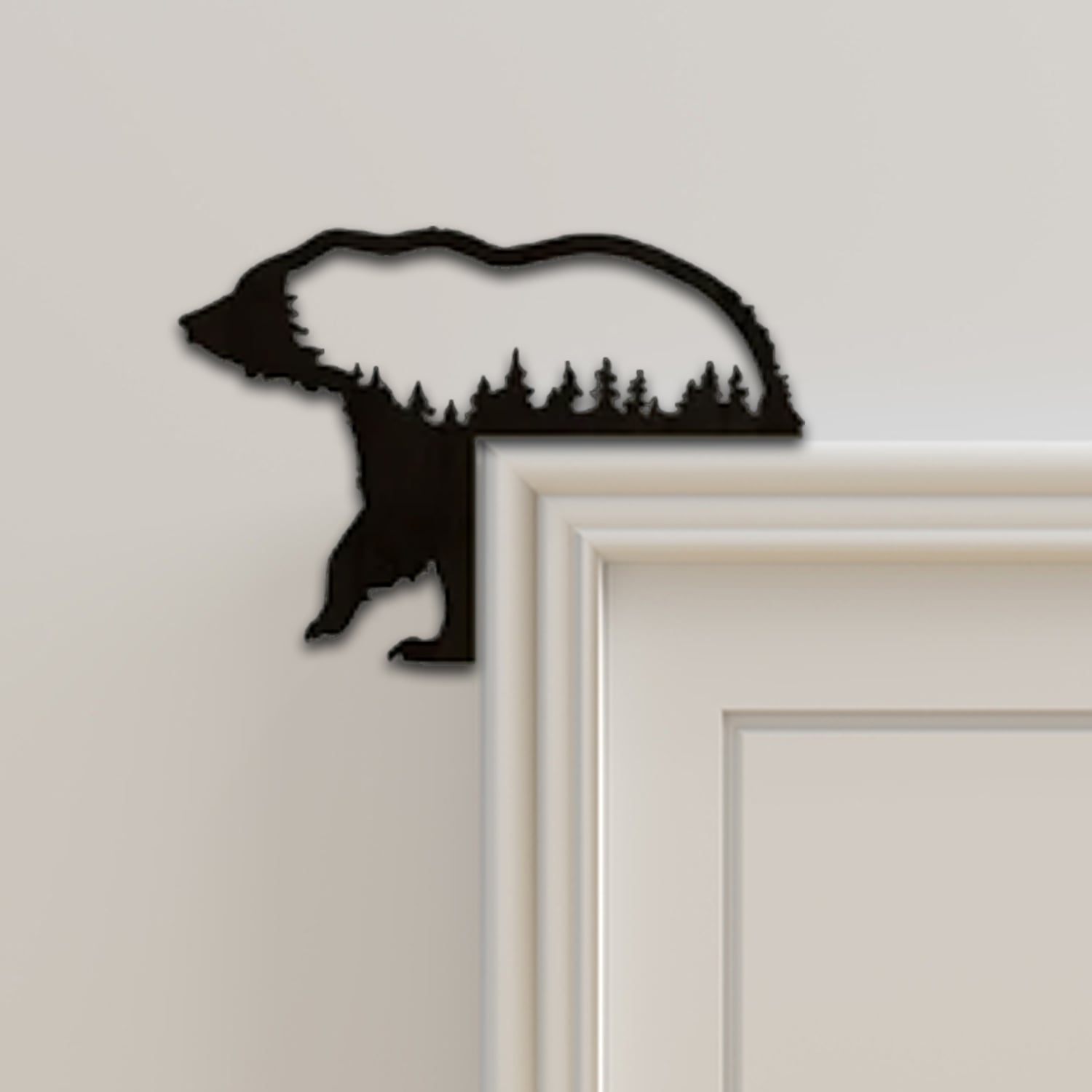 Bear Door Corner Decor 3d model