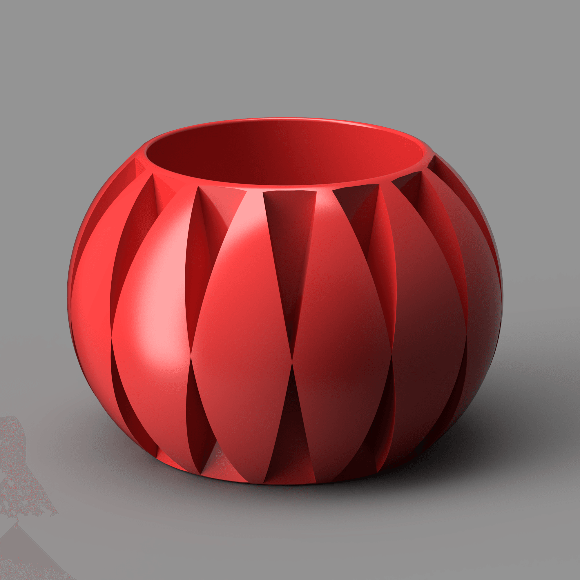Faceted Diamond Planter 3d model