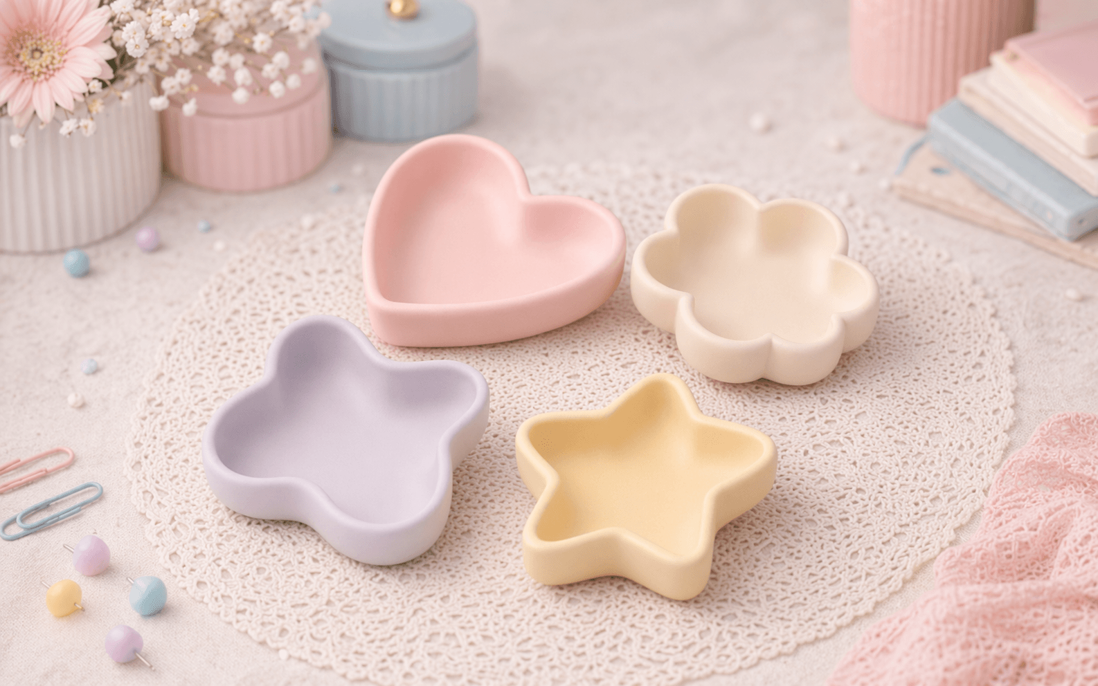 Trinket Dish Set STL.stl 3d model