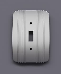 Art Deco Light Switch Plate_02 3d model