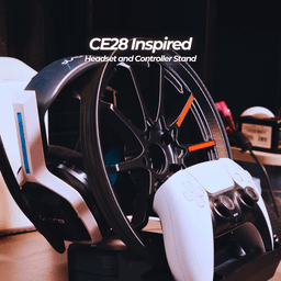 CE28 Inspired Headset & Controller Stand 3d model