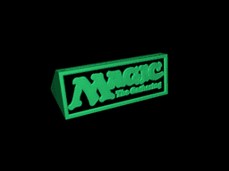 Toploader Card Display - Magic Retro 3d model