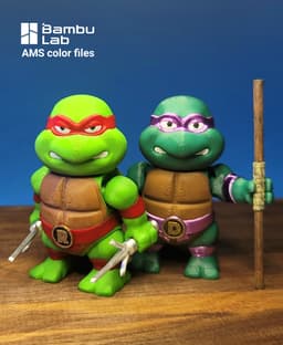 Donatello and Raphael Fexi Combo Pack 3d model