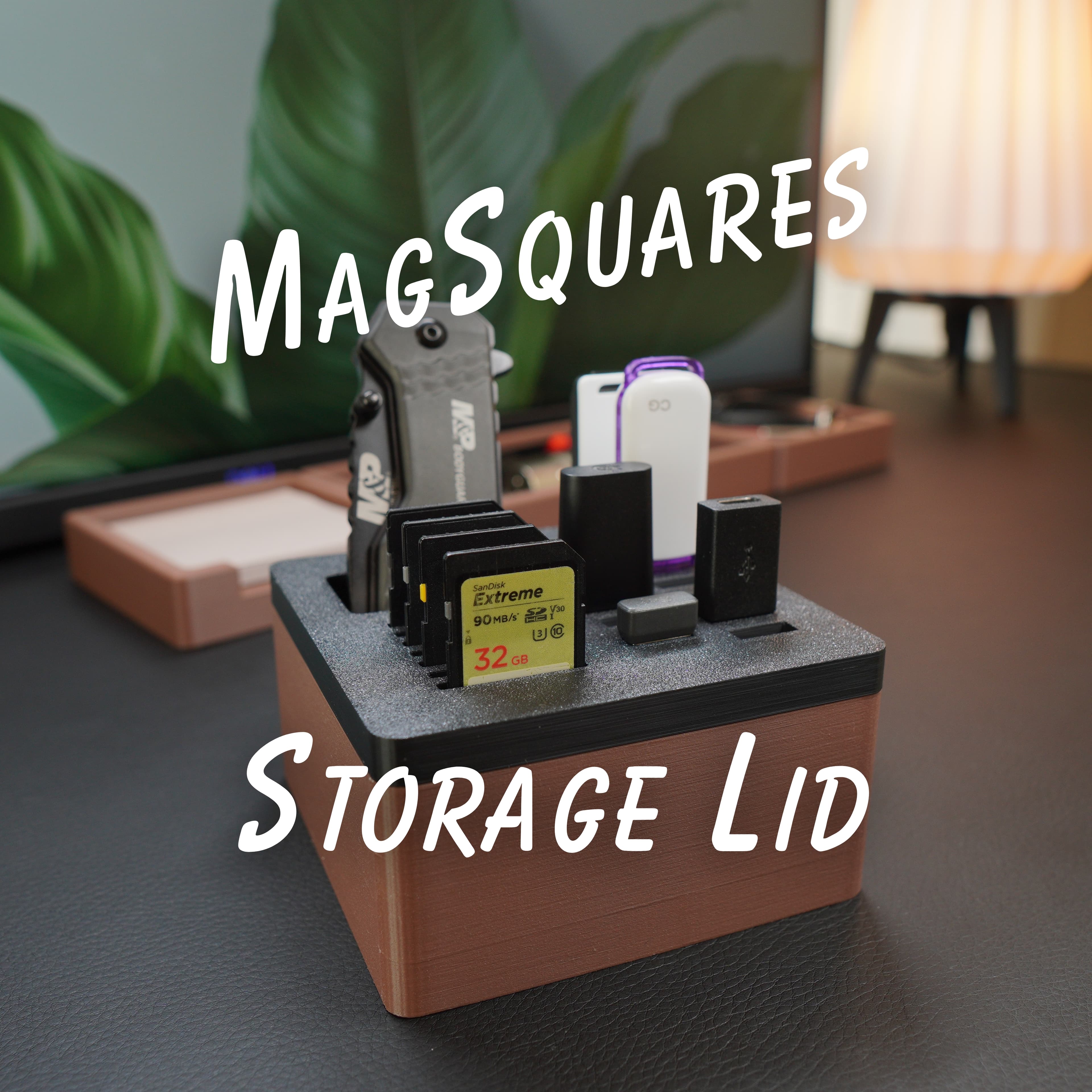 1x1 Storage Lid - MagSquares 3d model