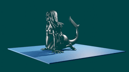 sharkGirl.stl 3d model