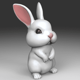 Cute Rabbit 3d model