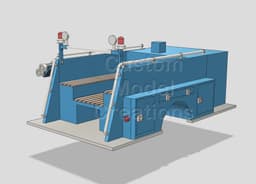 FC Series Fire Engine Bed 1/87 3d model