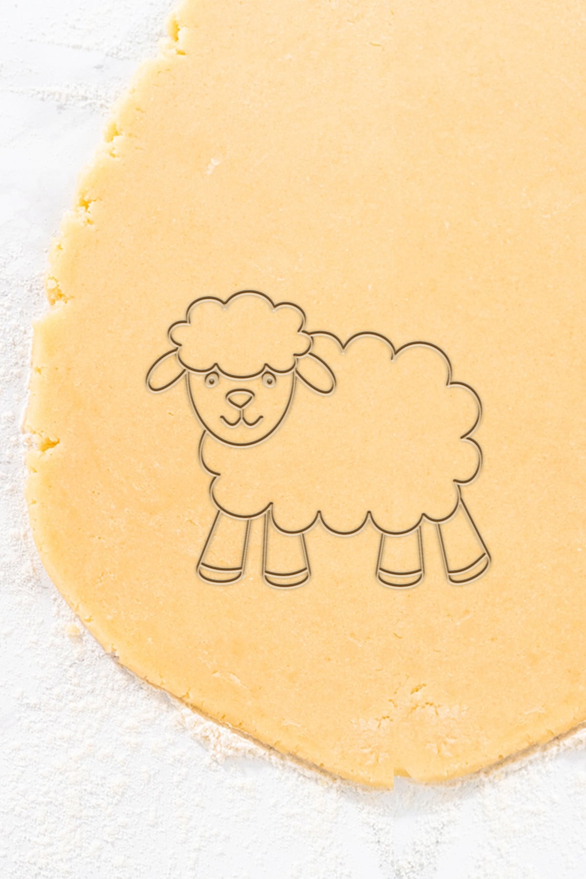 Sheep Cookie Cutter, Biscuit Cutter 3d model