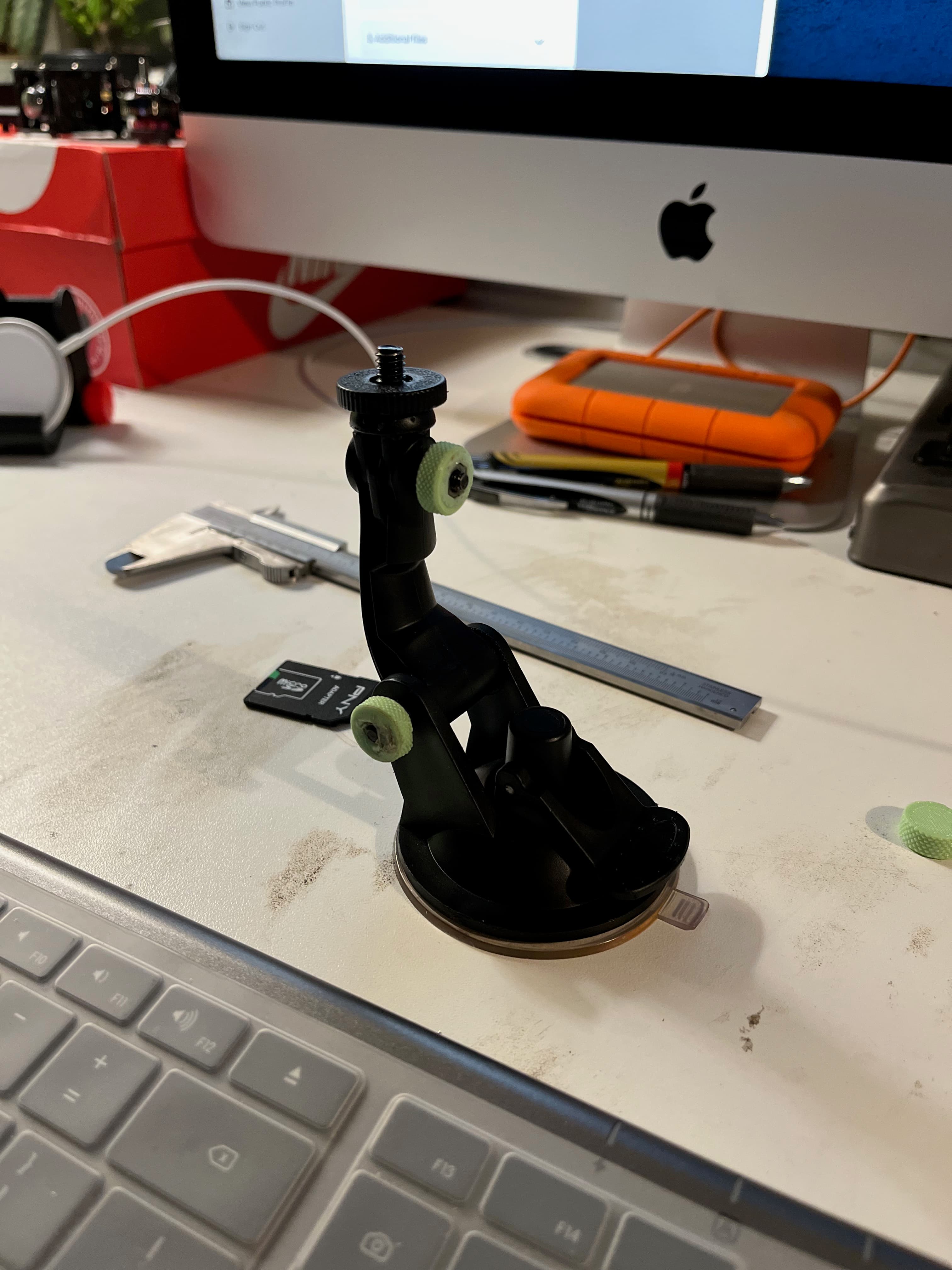 Finger Knob for Gopro Suction Cup.stl 3d model
