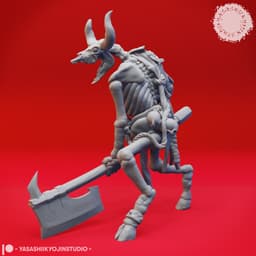 Minotaur Skeleton - Tabletop Miniature (Pre-Supported) 3d model