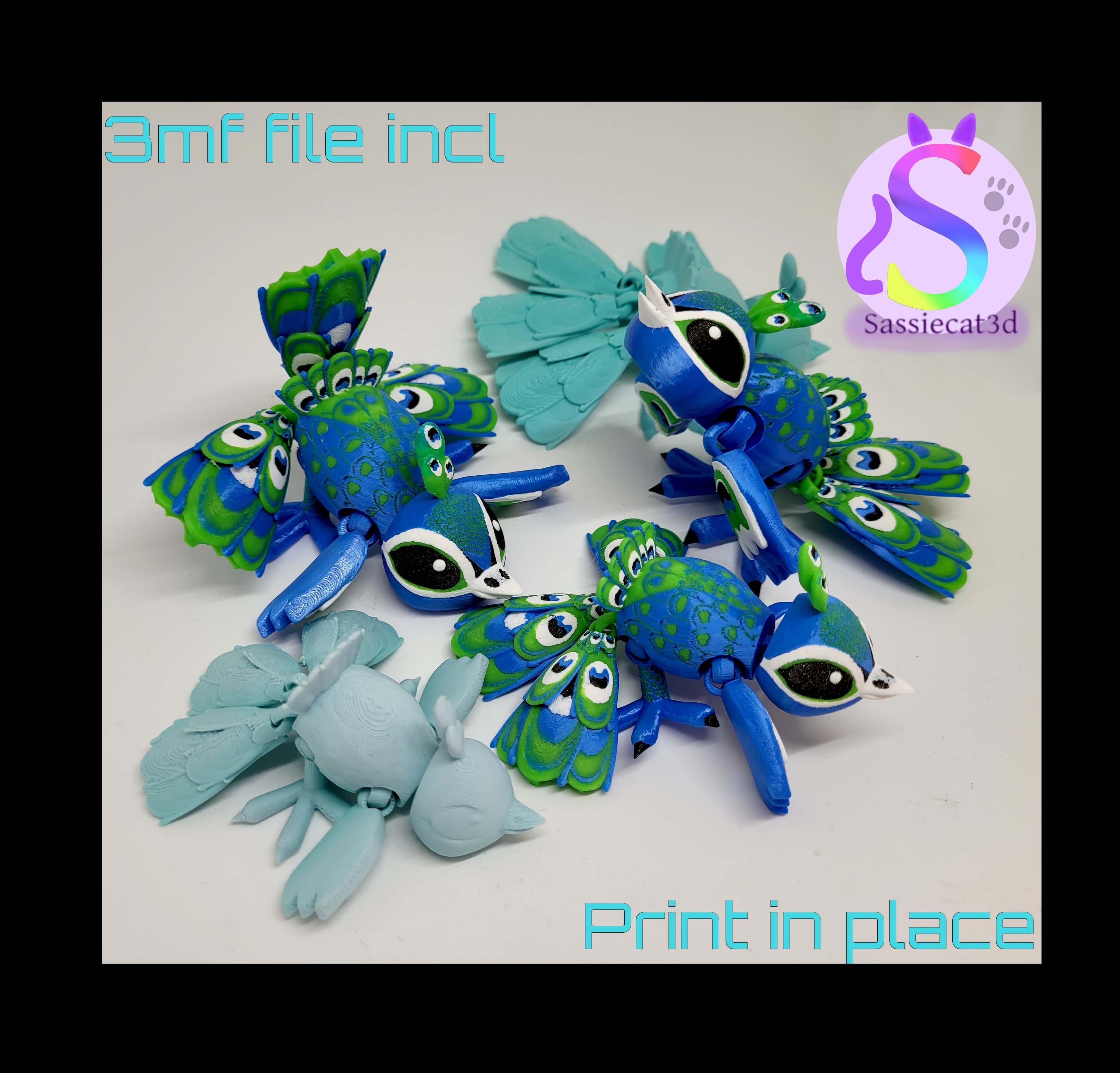 Pug the Peacock *Commercial version* 3d model