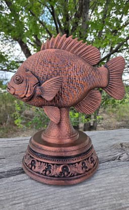 Bluegill Fish Bust 3d model