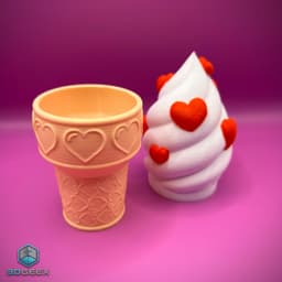 I Love ICE CREAM 3d model