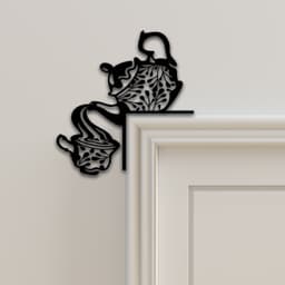 Tea Door Corner Decor 3d model