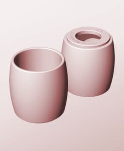 CR68-85-P Modular pierced component container modern decor 3d model