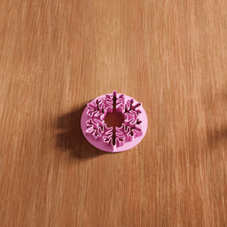 Snowflake Cookie Cutter Stamp Utensil 3d model