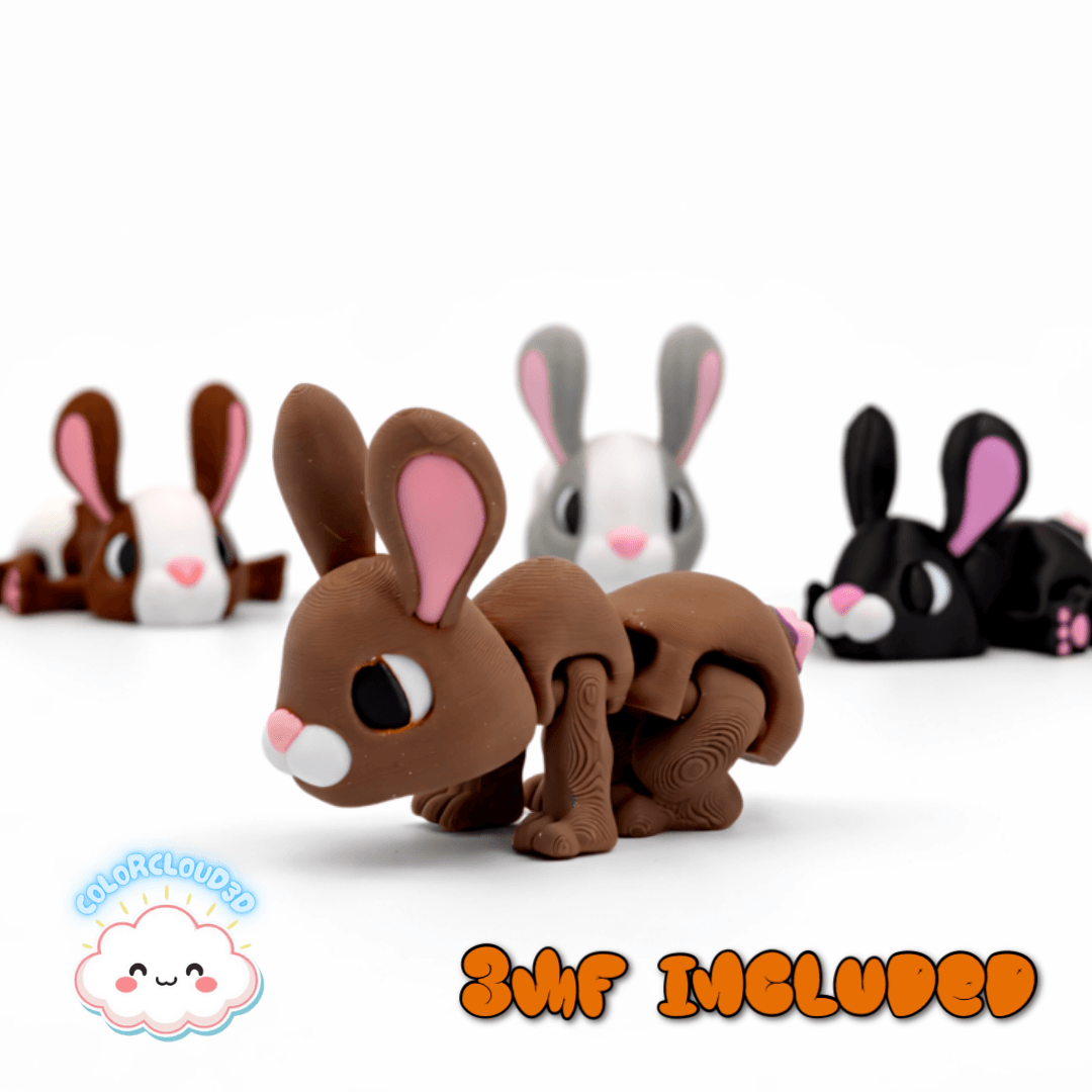 Bunny + Carrot Home 3d model