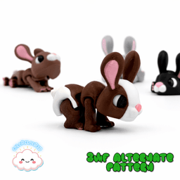 Bunny + Carrot Home 3d model