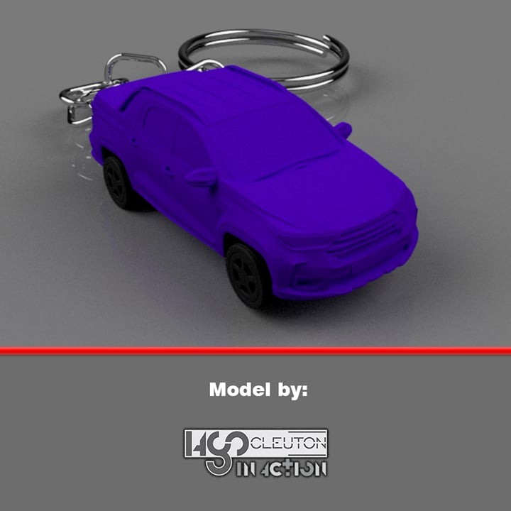 Fiat Strada Pickup Keychain 3d model