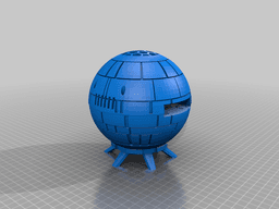 Starwars Death Star Raspberry Pi 4 Case 3d model
